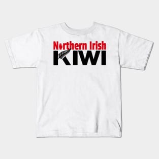 Northern Irish Kiwi (for light backgrounds) Kids T-Shirt